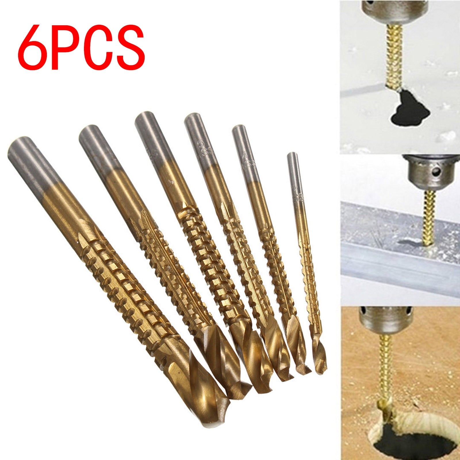 JWDX Drill Bit Clearance! Tool Woodworking Saw Spiral Drill Side Carpenter Bit Hole Cutting Cutting Tools and V1189-LWWAL-20260325-03119