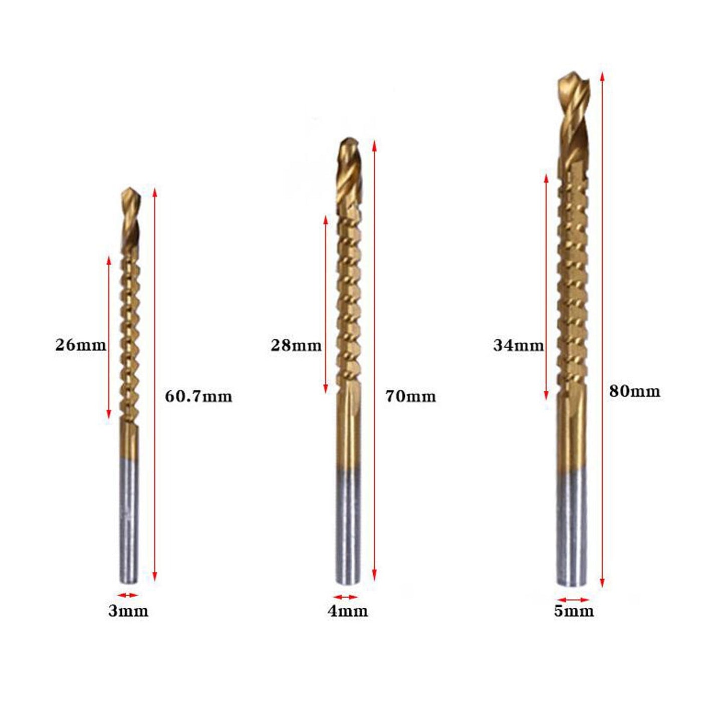 JWDX Drill Bit Clearance! Tool Woodworking Saw Spiral Drill Side Carpenter Bit Hole Cutting Cutting Tools and V1189-LWWAL-20260325-03119