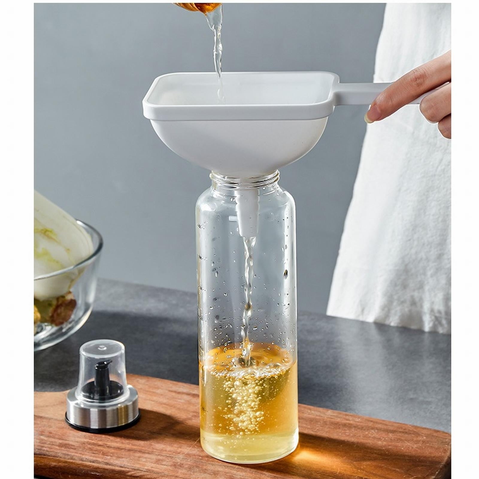Clearance! Eewia Funnel Kitchen Funnel Washable Multipurpose Funnel for Liquid Oils Dry Ingredients, V1189-LWWAL-20260325-03127