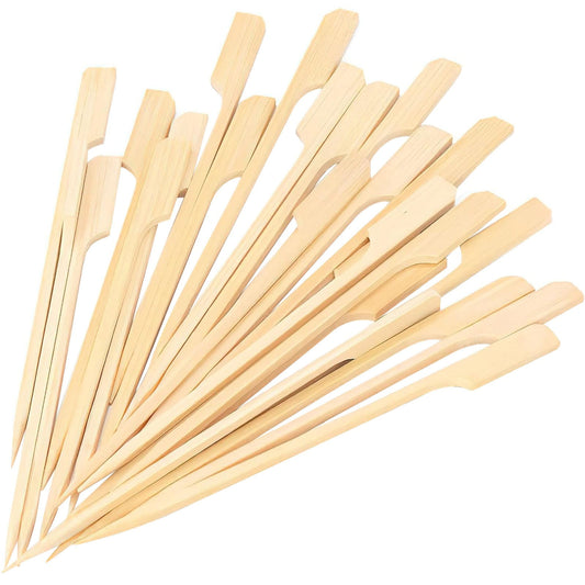 Clearance! Eewia Skewer Skewers 100Pcs Food Toothpicks Wide Flat Wood Picks for Cocktail Fruit Grilling Drink V1189-LWWAL-20260325-03128