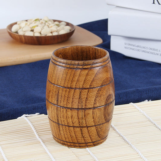 Clearance Back to School Supplies! JWDX Japanese Style Wooden Cup Creative Jujube Wood Insulation Tea Cup V1189-LWWAL-20260325-03149