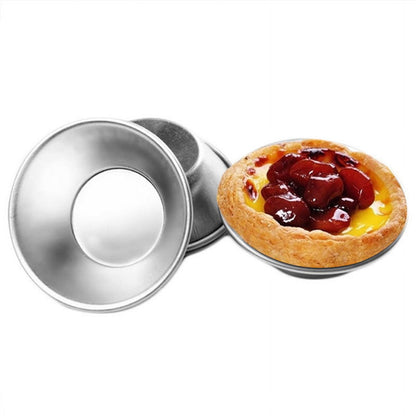 25 Pack Egg Tart Molds Tiny Pie Tartlets Dessert Mold Pans Tin Puto Cup Bakeware Muffin Cupcake Cake Cookie V1189-LWWAL-20260325-03165