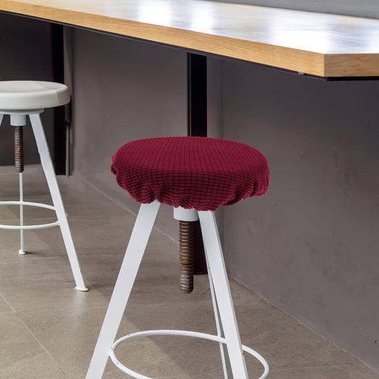 Ortofally Bar Stool Covers Stretchy Round Chair Covers Slipcover Washable Stool Cushion Elastic Bar Chair V1189-LWWAL-20260327-03275
