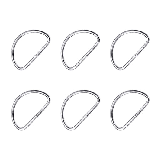 SWETRACE Handbag Hardware Small D Rings Multipurpose Metal for DIY Crafts Silver 20PCS Size 1 Silver V1189-LWWAL-20260327-03288