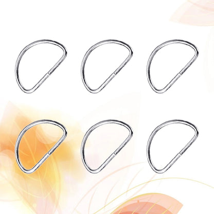 SWETRACE Handbag Hardware Small D Rings Multipurpose Metal for DIY Crafts Silver 20PCS Size 1 Silver V1189-LWWAL-20260327-03288