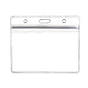 Ortofally 10pcs Transparent Waterproof Business ID Badge Holder for Office School (Horizontal Pattern) 10pcs V1189-LWWAL-20260327-03289