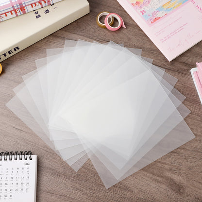 Ortofally 12pcs Blank Transparent Stencil DIY Square Template Blank Stencil Material for Home Shop Size 1 V1189-LWWAL-20260327-03290