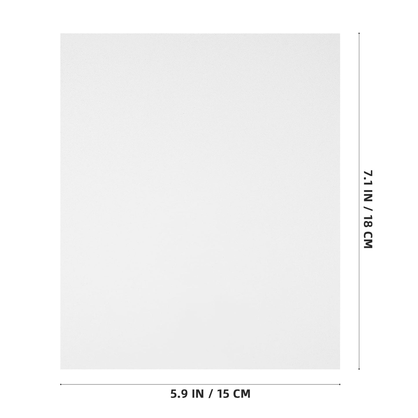 Ortofally 12pcs Blank Transparent Stencil DIY Square Template Blank Stencil Material for Home Shop Size 1 V1189-LWWAL-20260327-03290