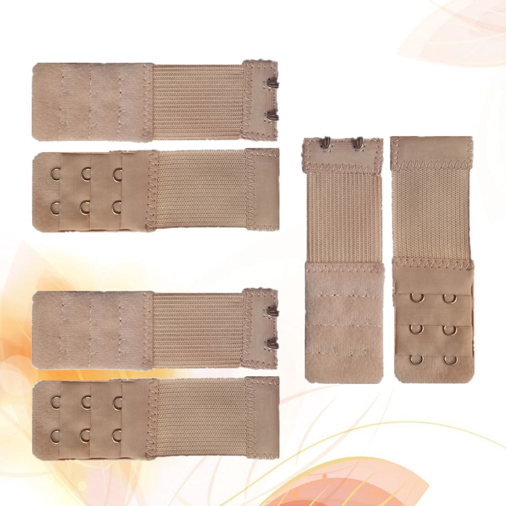 SWETRACE Bra Extension Buckle Polyester 6Pcs 3In Size 3 Beige V1189-LWWAL-20260327-03291