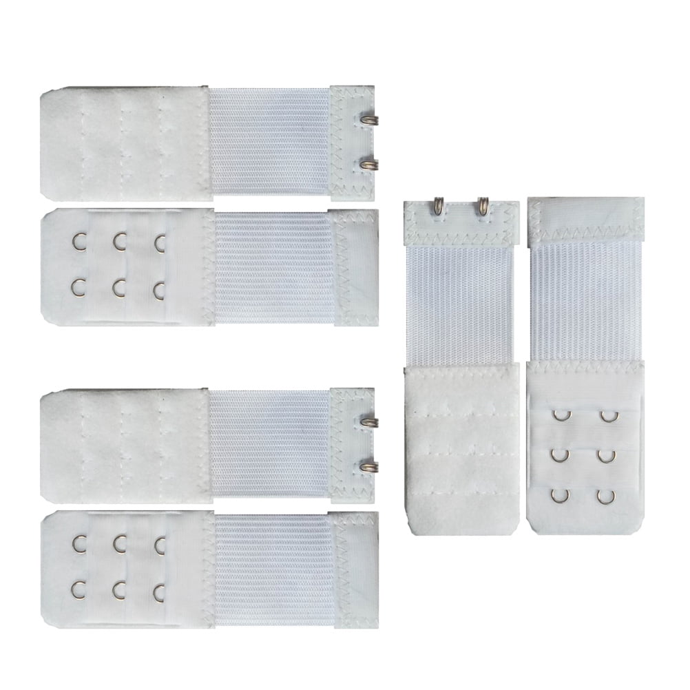 SWETRACE Bra Extension Buckle Polyester 6Pcs 3In Size 4 White V1189-LWWAL-20260327-03292