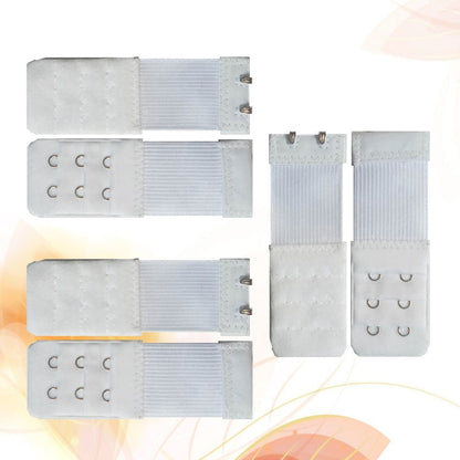 SWETRACE Bra Extension Buckle Polyester 6Pcs 3In Size 4 White V1189-LWWAL-20260327-03292