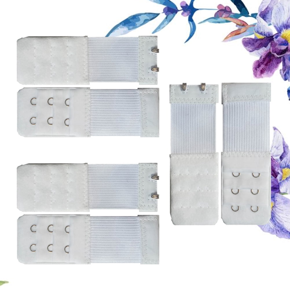 SWETRACE Bra Extension Buckle Polyester 6Pcs 3In Size 4 White V1189-LWWAL-20260327-03292