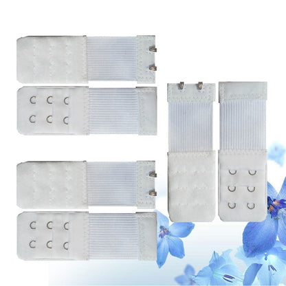 SWETRACE Bra Extension Buckle Polyester 6Pcs 3In Size 4 White V1189-LWWAL-20260327-03292