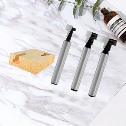 SWETRACE Router Bits Set Router Bit Silver 3Set Woodworking Tool Size 4 Silver V1189-LWWAL-20260327-03294