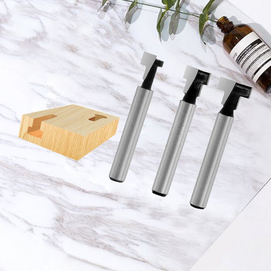 SWETRACE Router Bits Set Router Bit Silver 3Set Woodworking Tool Size 4 Silver V1189-LWWAL-20260327-03294