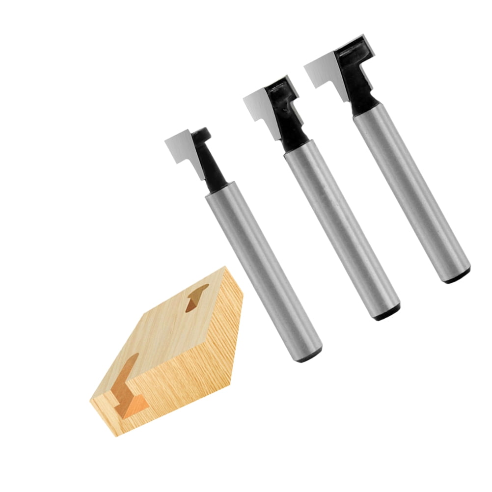 SWETRACE Router Bits Set Router Bit Silver 3Set Woodworking Tool Size 4 Silver V1189-LWWAL-20260327-03294