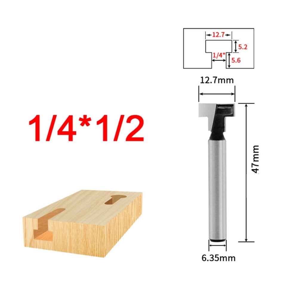 SWETRACE Router Bits Set Router Bit Silver 3Set Woodworking Tool Size 4 Silver V1189-LWWAL-20260327-03294