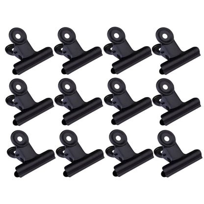 SWETRACE Coating Note Clips Rectangular Document Holding 15Pcs 2In 5*4.7cm Black V1189-LWWAL-20260327-03304
