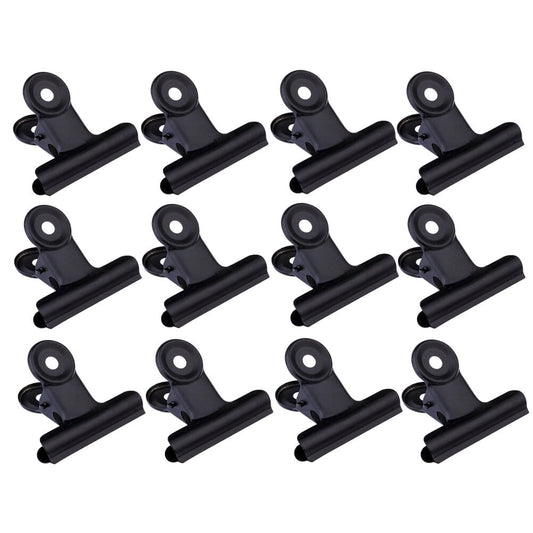 SWETRACE Coating Note Clips Rectangular Document Holding 15Pcs 2In 5*4.7cm Black V1189-LWWAL-20260327-03304