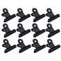SWETRACE Coating Note Clips Rectangular Document Holding 15Pcs 2In 5*4.7cm Black V1189-LWWAL-20260327-03304