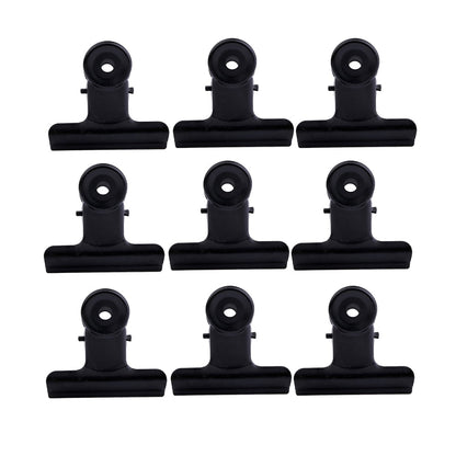 SWETRACE Coating Note Clips Rectangular Document Holding 15Pcs 2In 5*4.7cm Black V1189-LWWAL-20260327-03304