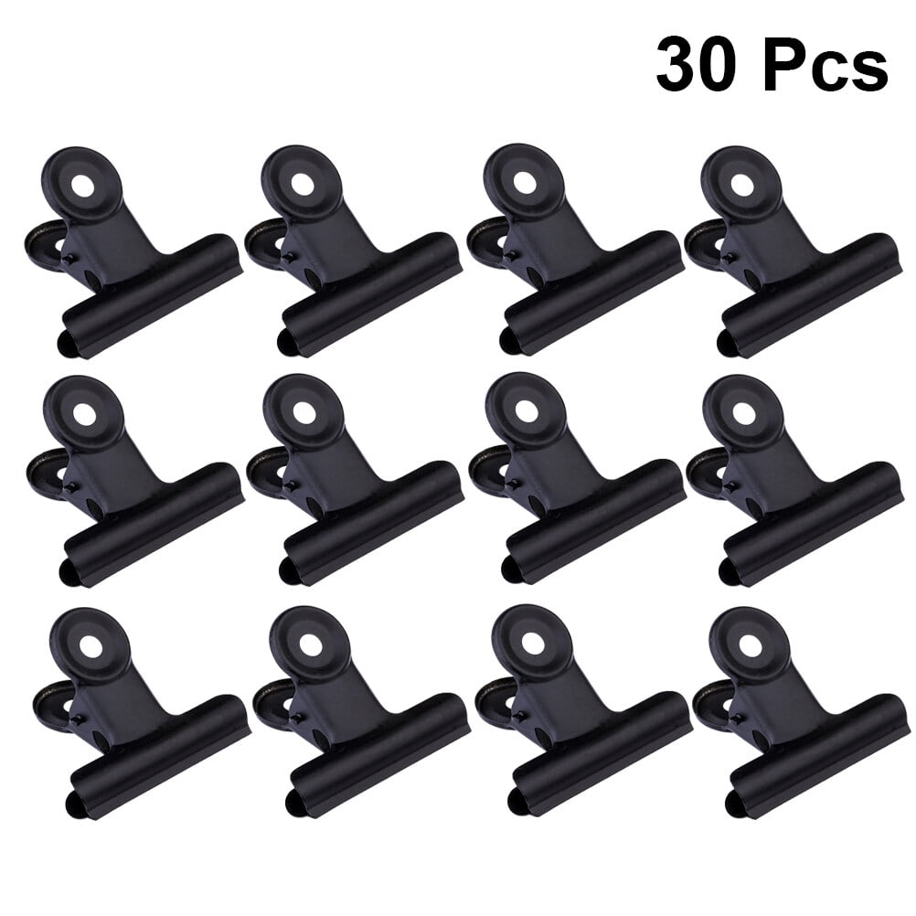 SWETRACE Coating Note Clips Rectangular Document Holding 15Pcs 2In 5*4.7cm Black V1189-LWWAL-20260327-03304