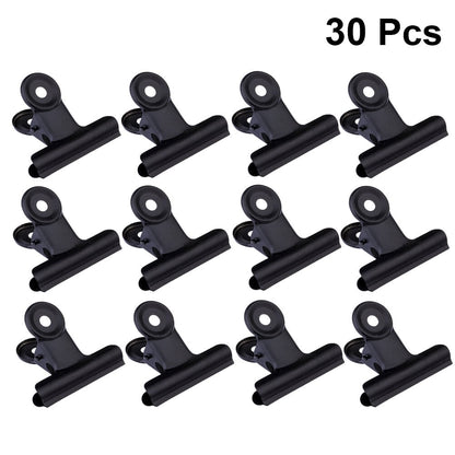 SWETRACE Coating Note Clips Rectangular Document Holding 15Pcs 2In 5*4.7cm Black V1189-LWWAL-20260327-03304