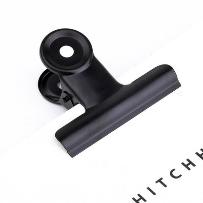 SWETRACE Coating Note Clips Rectangular Document Holding 15Pcs 2In 5*4.7cm Black V1189-LWWAL-20260327-03304