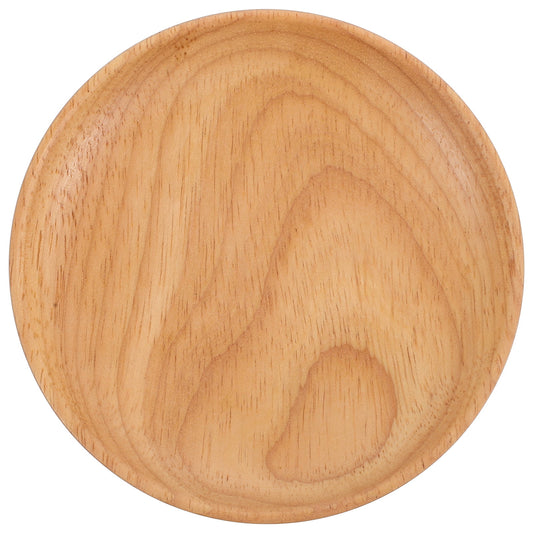 SWETRACE Flat Wooden Dinner Plate Beige For Wedding 1Pcs 4.9In 12.50X12.50X2.00CM Beige V1189-LWWAL-20260327-03314