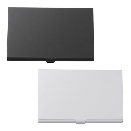 SWETRACE Aluminum Alloy Business Card Case 2Pcs 3.6x2.3x0.3In 9.20X5.80X0.70CM Assorted Color V1189-LWWAL-20260327-03315