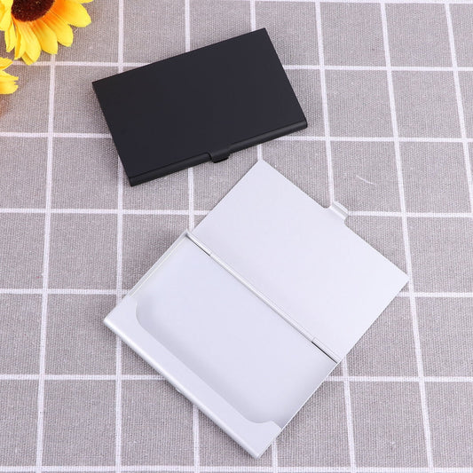 SWETRACE Aluminum Alloy Business Card Case 2Pcs 3.6x2.3x0.3In 9.20X5.80X0.70CM Assorted Color V1189-LWWAL-20260327-03315