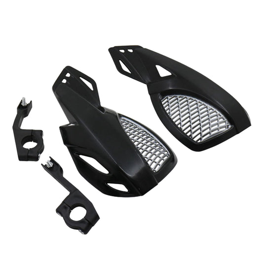 SWETRACE Protect Motorcycle Handlebars Motorbike Handguard Abs White 1 Pair 24.00X12.00X5.00CM Black V1189-LWWAL-20260327-03317
