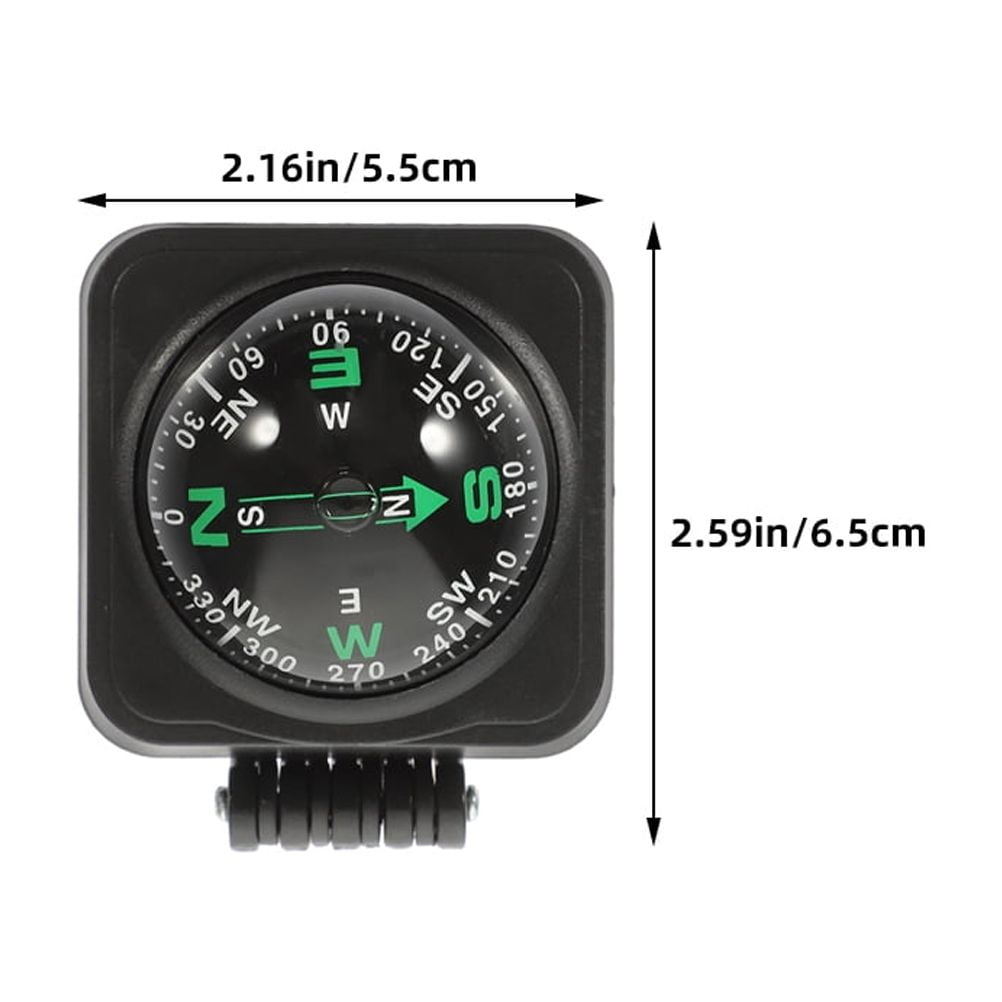 SWETRACE Motorcycle Compass Round Multi ABS 3Pcs Simple Design Adjustable Direction V1189-LWWAL-20260327-03339