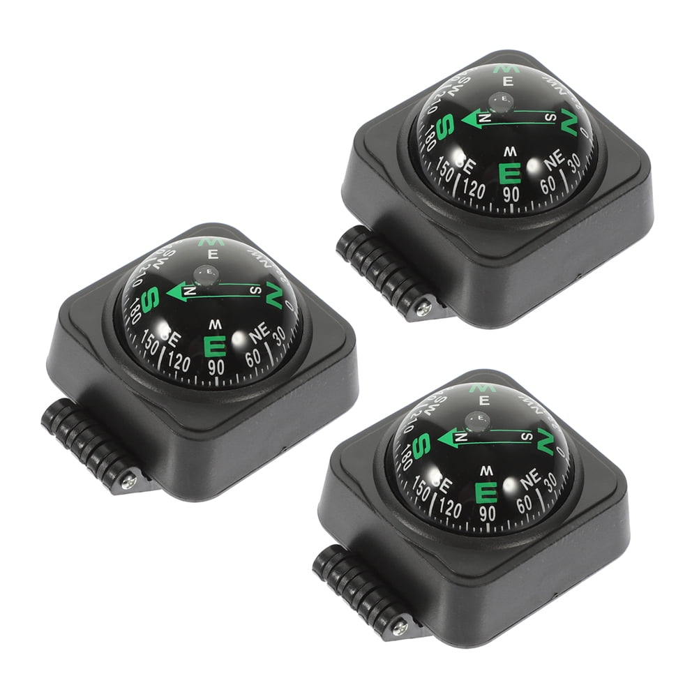SWETRACE Motorcycle Compass Round Multi ABS 3Pcs Simple Design Adjustable Direction V1189-LWWAL-20260327-03339