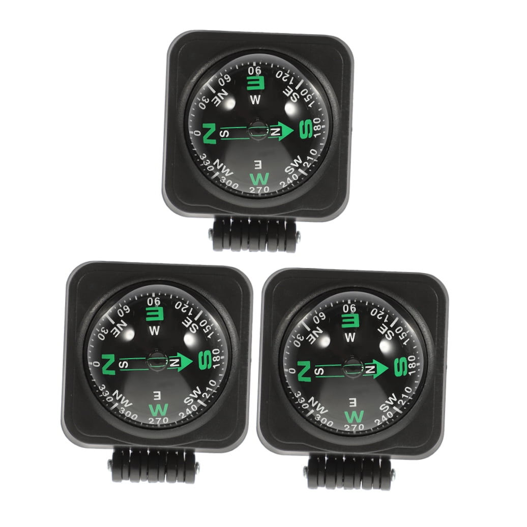 SWETRACE Motorcycle Compass Round Multi ABS 3Pcs Simple Design Adjustable Direction V1189-LWWAL-20260327-03339