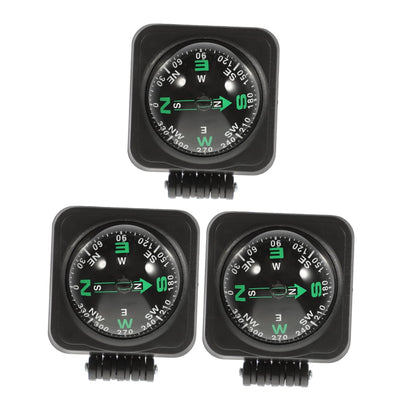 SWETRACE Motorcycle Compass Round Multi ABS 3Pcs Simple Design Adjustable Direction V1189-LWWAL-20260327-03339
