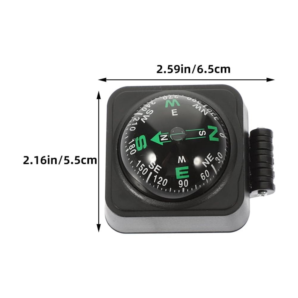 SWETRACE Motorcycle Compass Round Multi ABS 3Pcs Simple Design Adjustable Direction V1189-LWWAL-20260327-03339