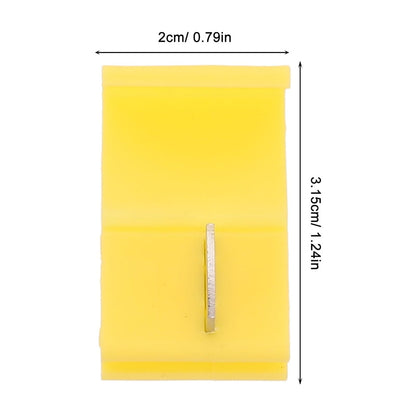 Worgeous Yellow Wire Connectors for Cars Quick Installation Components Waterproof Plastic 10pcs V1189-LWWAL-20260327-03340