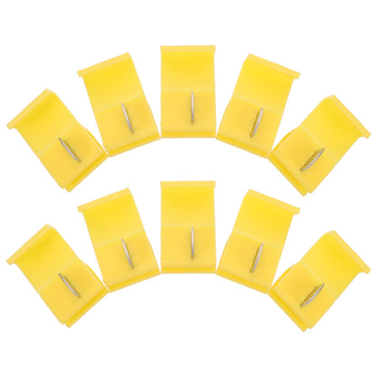 Worgeous Yellow Wire Connectors for Cars Quick Installation Components Waterproof Plastic 10pcs V1189-LWWAL-20260327-03340