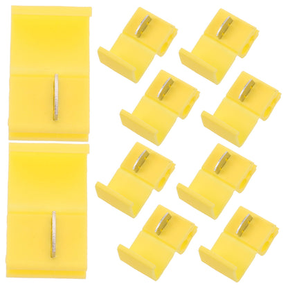 Worgeous Yellow Wire Connectors for Cars Quick Installation Components Waterproof Plastic 10pcs V1189-LWWAL-20260327-03340