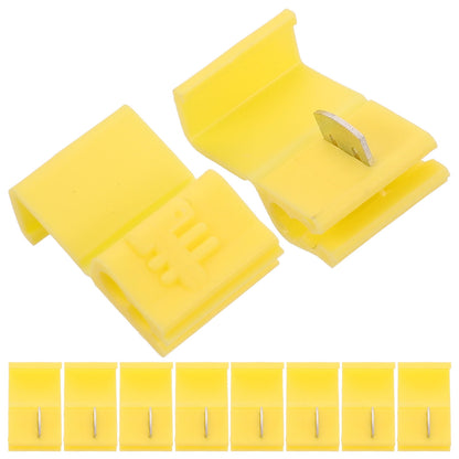 Worgeous Yellow Wire Connectors for Cars Quick Installation Components Waterproof Plastic 10pcs V1189-LWWAL-20260327-03340