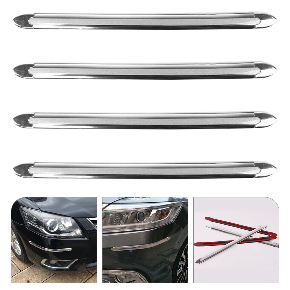Ortofally 4pcs Bumper Protector Automobile Bumper Anti-collision Strip Car Bumper Tape 40.5X2.3X2.3CM V1189-LWWAL-20260327-03344