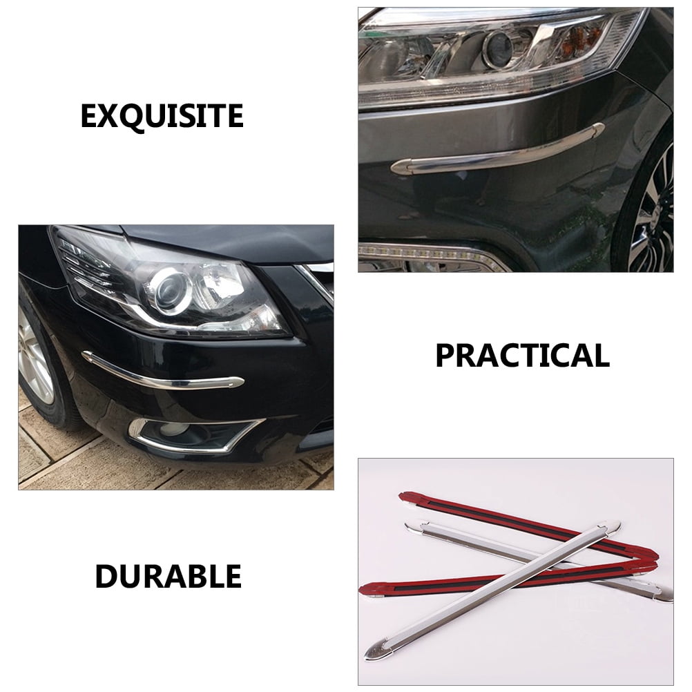 Ortofally 4pcs Bumper Protector Automobile Bumper Anti-collision Strip Car Bumper Tape 40.5X2.3X2.3CM V1189-LWWAL-20260327-03344