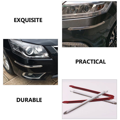 Ortofally 4pcs Bumper Protector Automobile Bumper Anti-collision Strip Car Bumper Tape 40.5X2.3X2.3CM V1189-LWWAL-20260327-03344