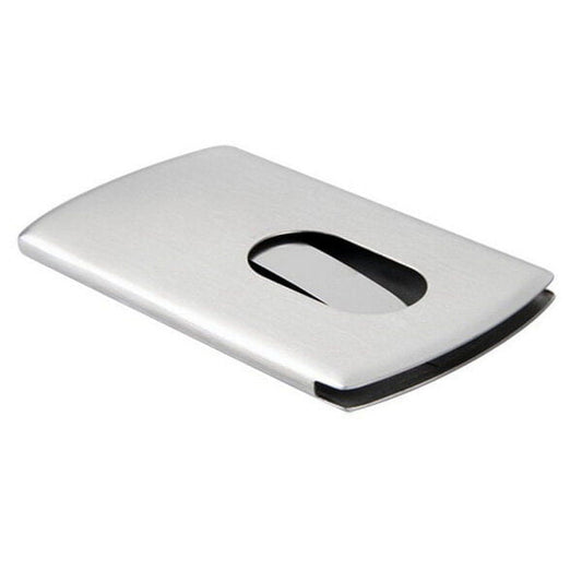 Ortofally 2 Stainless Steel Wallet Credit Holder Portable Slide Out Credit ID Holders for Men ( Silver ) V1189-LWWAL-20260327-03348