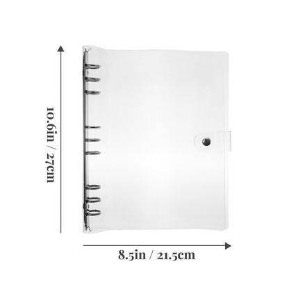 SWETRACE Planner Binder Cover For Notebook Protection 1Set 27X21.5X2.5CM Transparent V1189-LWWAL-20260327-03353