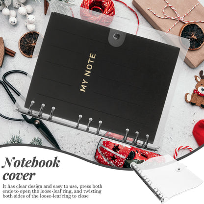 SWETRACE Planner Binder Cover For Notebook Protection 1Set 27X21.5X2.5CM Transparent V1189-LWWAL-20260327-03353