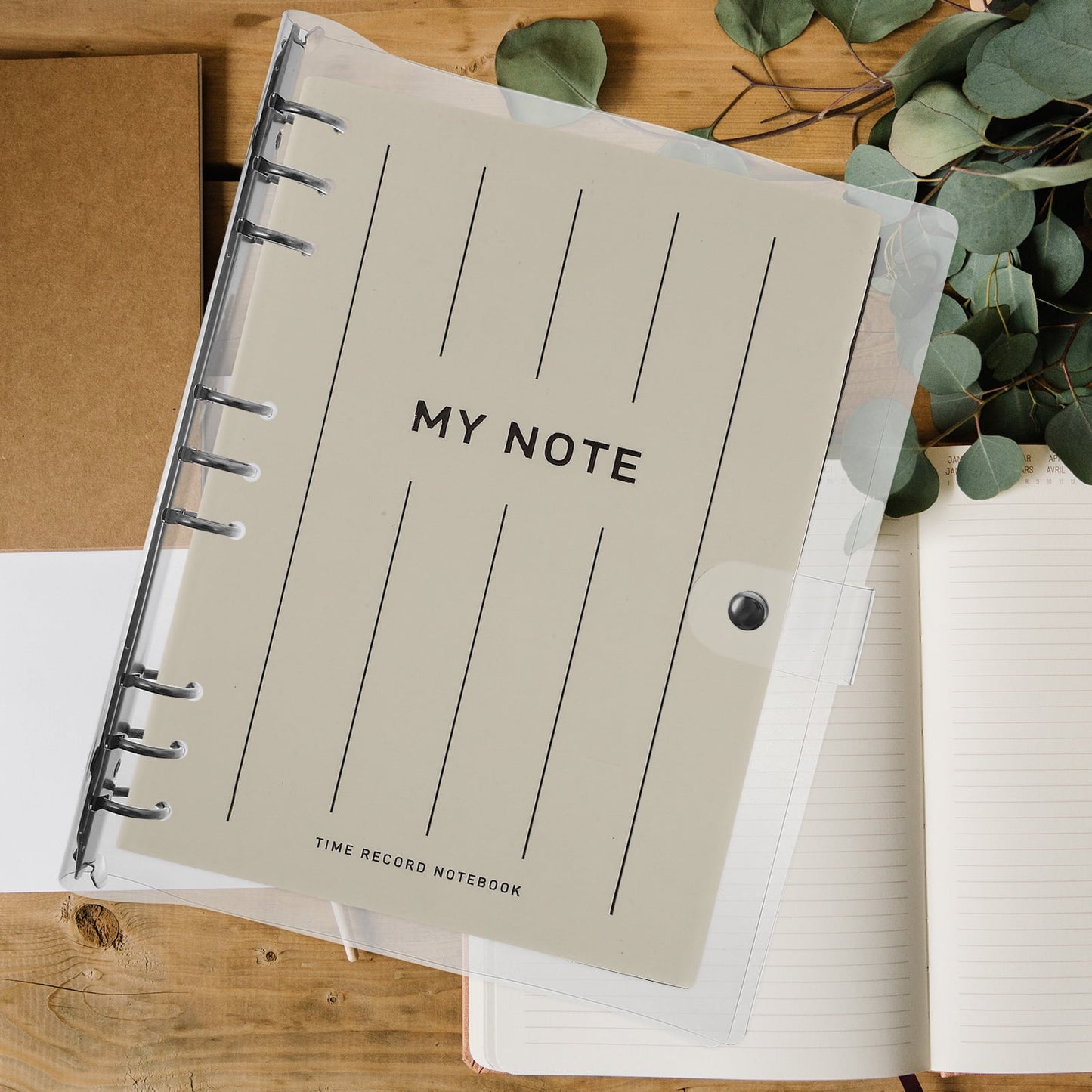 SWETRACE Planner Binder Cover For Notebook Protection 1Set 27X21.5X2.5CM Transparent V1189-LWWAL-20260327-03353