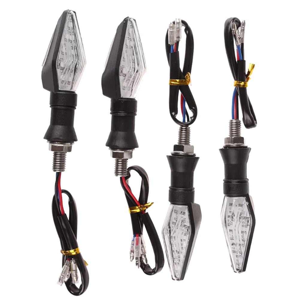 SWETRACE Rectangular Motorcycle Driving Lights Blue 4Pcs 4.1*1.1*0.9In For Vehicle Use Black V1189-LWWAL-20260327-03355