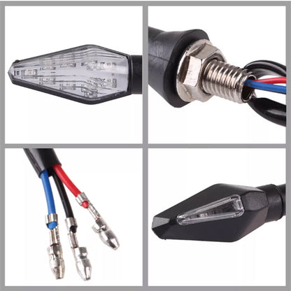 SWETRACE Rectangular Motorcycle Driving Lights Blue 4Pcs 4.1*1.1*0.9In For Vehicle Use Black V1189-LWWAL-20260327-03355